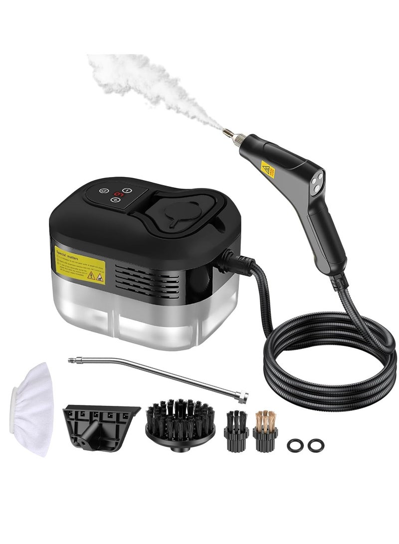 ايتي لايف منظف بخاري، بخار مضغوط 4.5 بار لتنظيف، بخار متعدد الأغراض للمنزل، منظف بخاري محمول باليد، مع 6 ملحقات، منظف بخاري للسيارات، منظف بخاري محمول للمطبخ، الحمام، والبلاط - Image 1